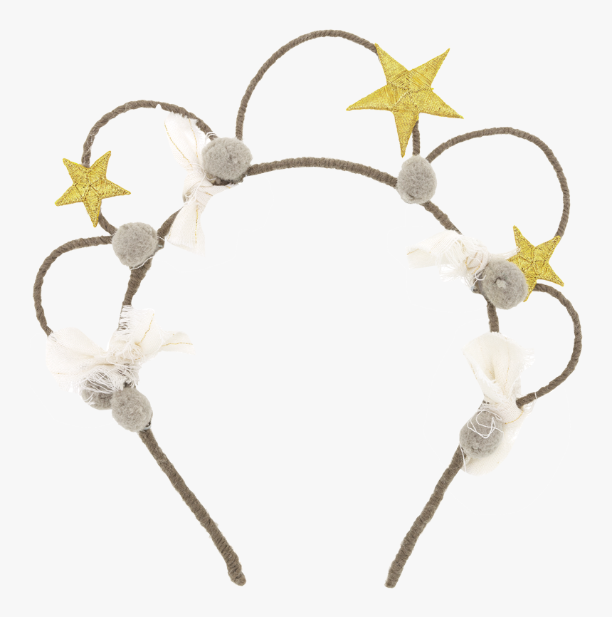 Yellow Pelota Star Crown - Headpiece, HD Png Download