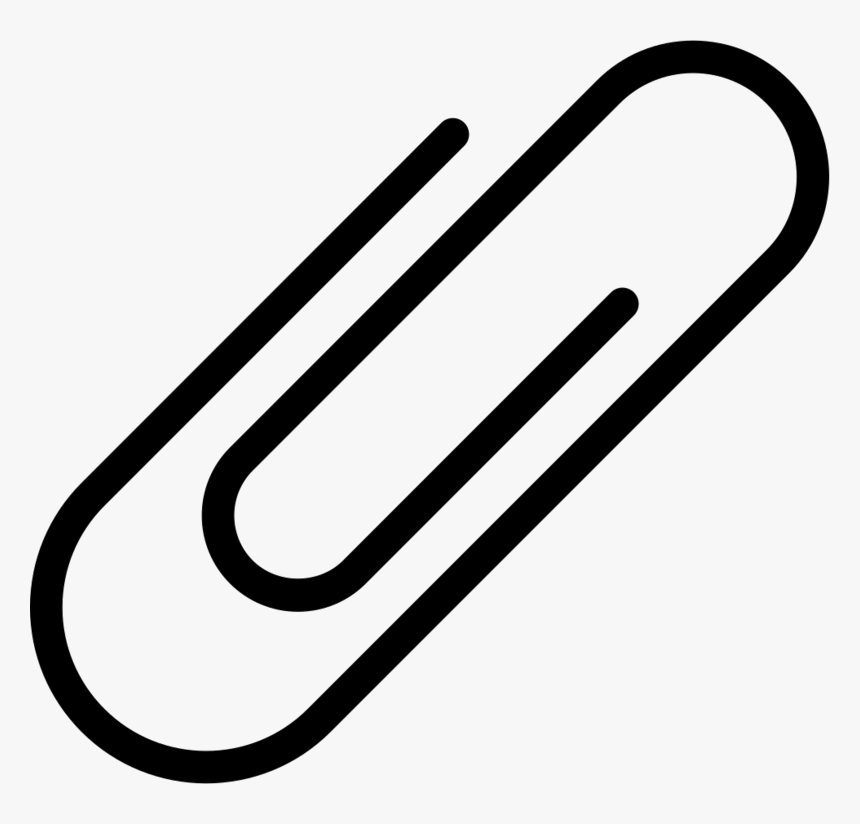 Thin Attachment Paper Clip Co - Clipart Paper Clip Png, Transparent Png