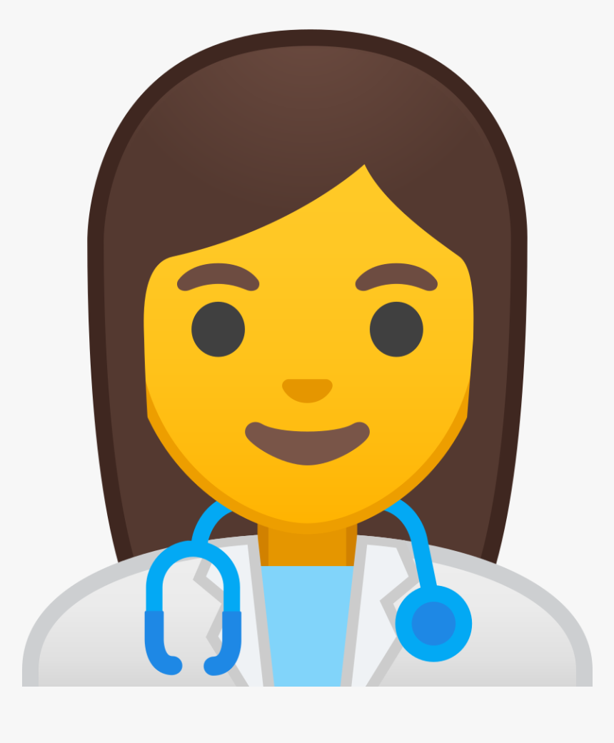 Healthcare Clipart Female Social Worker - Transparent Background Family Emoji, HD Png Download