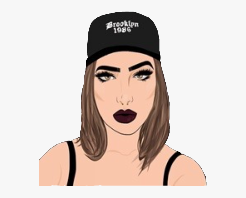 #girl #mulher #girlpower #mafia #maloqueira #bandida - Imagem De Mulher Maloqueira, HD Png Download