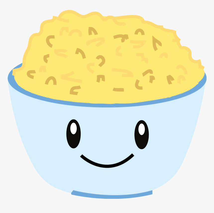 Oats Pasta Corn Rice - Cartoon Rice Bowl Transparent, HD Png Download