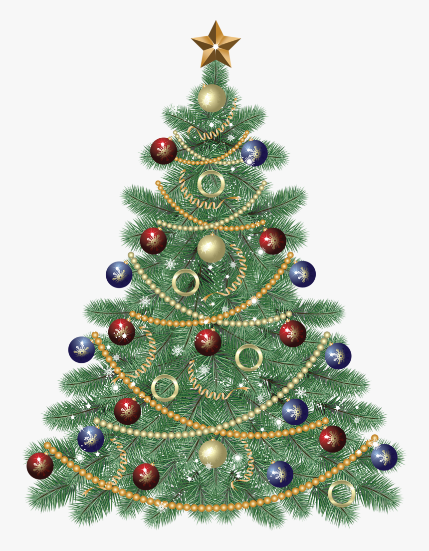 Christmas Tree Public Domain, HD Png Download