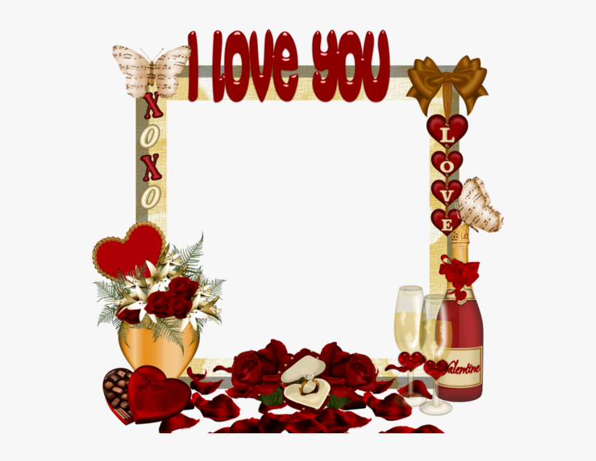 Frames For Valentine Day, HD Png Download