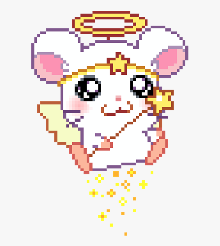 Tumblr Ratón Raton Angel Aureola Star Estrella Estrella - Anime Kawaii Pixel Png, Transparent Png
