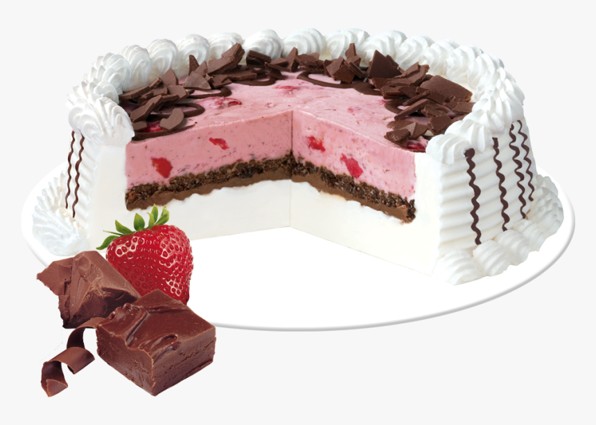 Fresa Chocolate Blizzard® Cake - Dairy Queen Blizzard Cakes, HD Png Download