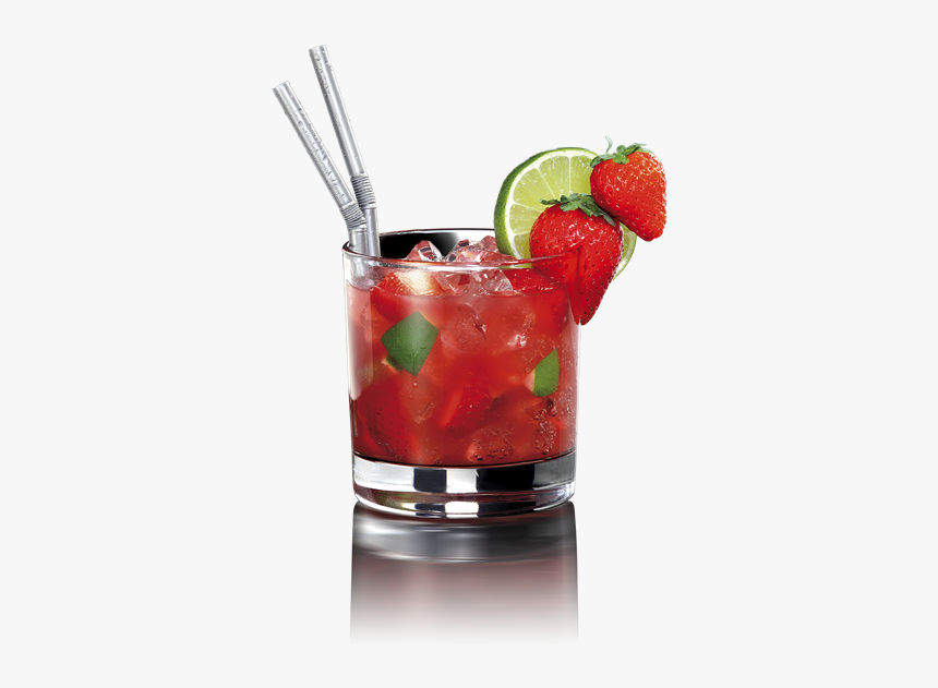 Strawberry Mojito Cocktail Png, Transparent Png