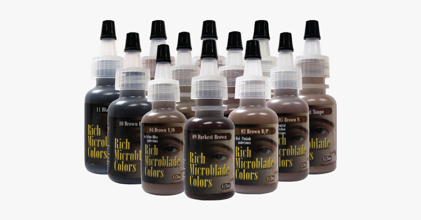 Rich Microblade Colors 1/4oz - Pigment Rich Microblade Colors, HD Png Download