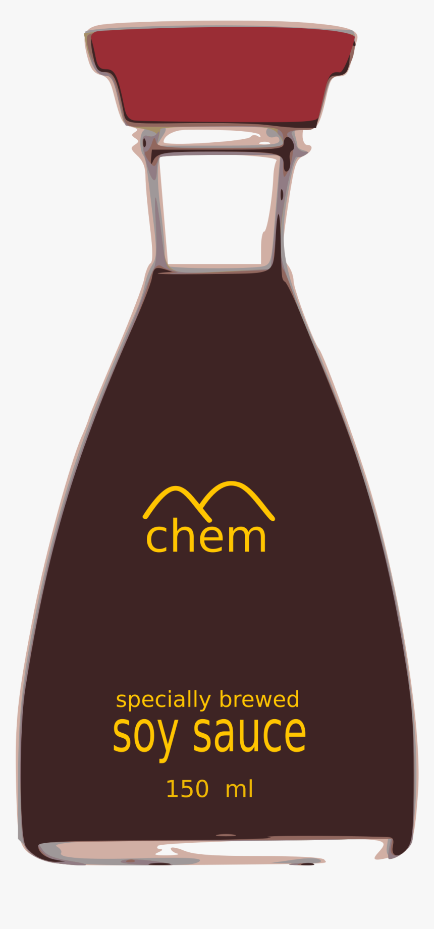 Soy Sauce Bottle Clip Arts - Transparent Soy Sauce Png, Png Download