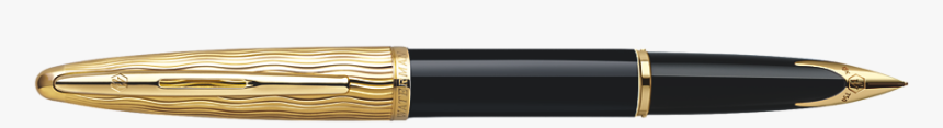 Waterman Carène Essential Black And Gold Fountain Pen, HD Png Download