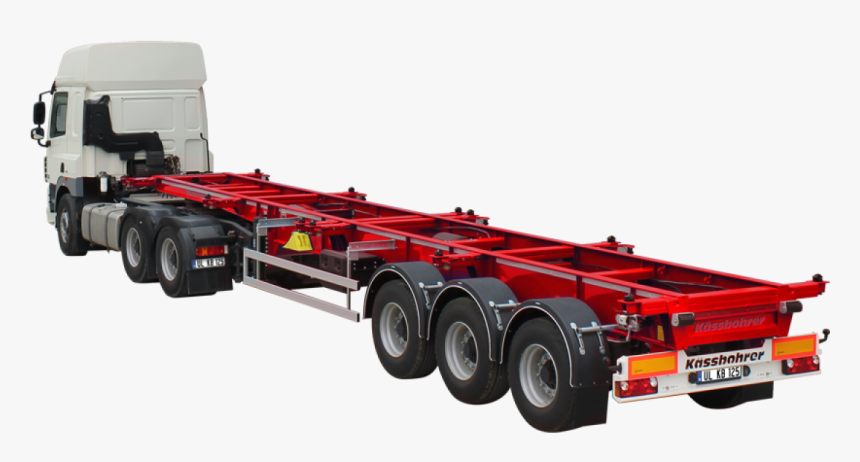 Europe Container Trailer Chassis , Png Download - Trailer, Transparent Png