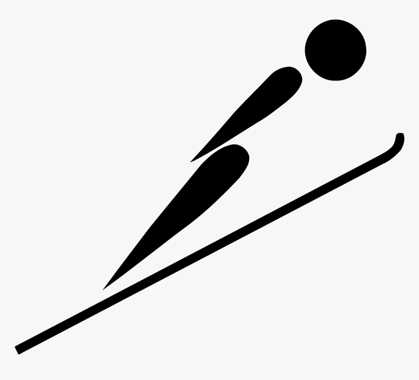 Olympic Ski Jumping Clipart, HD Png Download