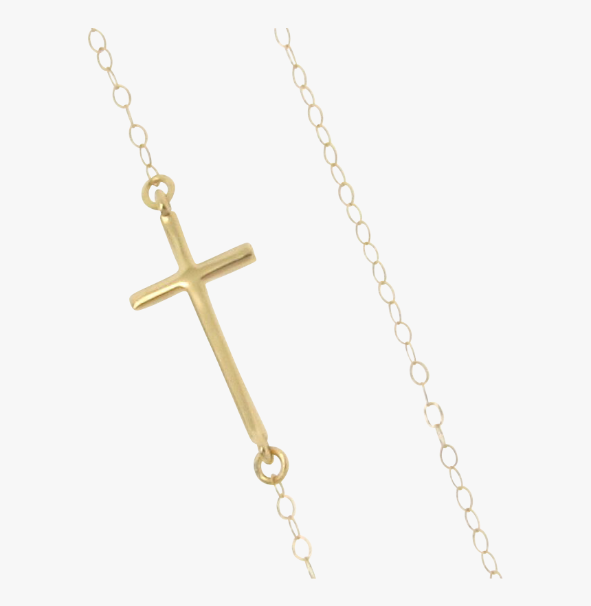Cross Necklace Clipart - Chain, HD Png Download