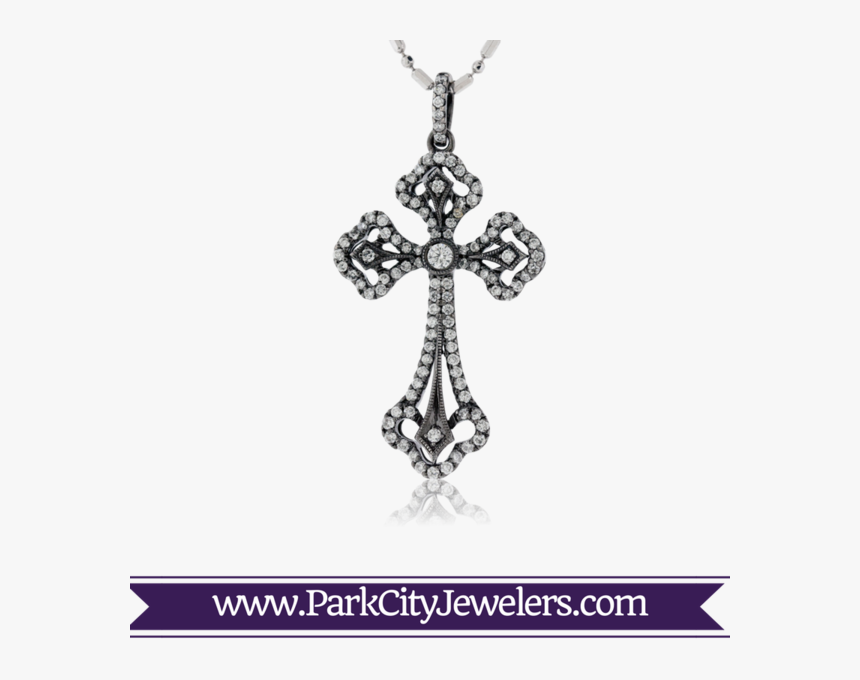 Gold And Diamond Snowflake Pendant, HD Png Download