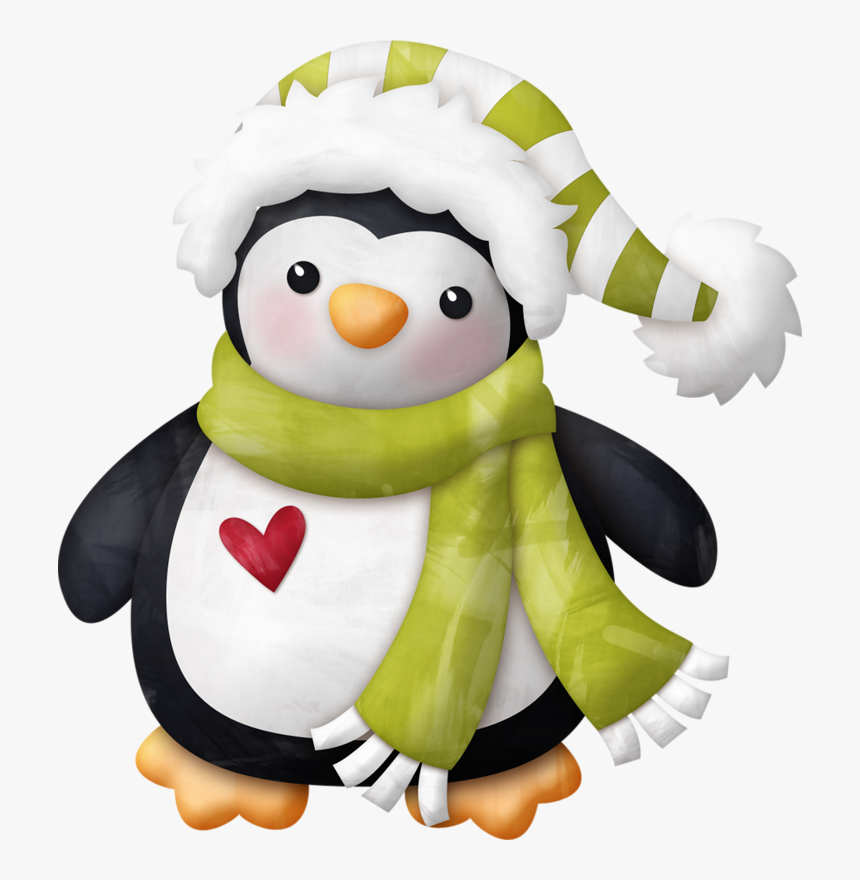 Christmas Penguin Png, Transparent Png