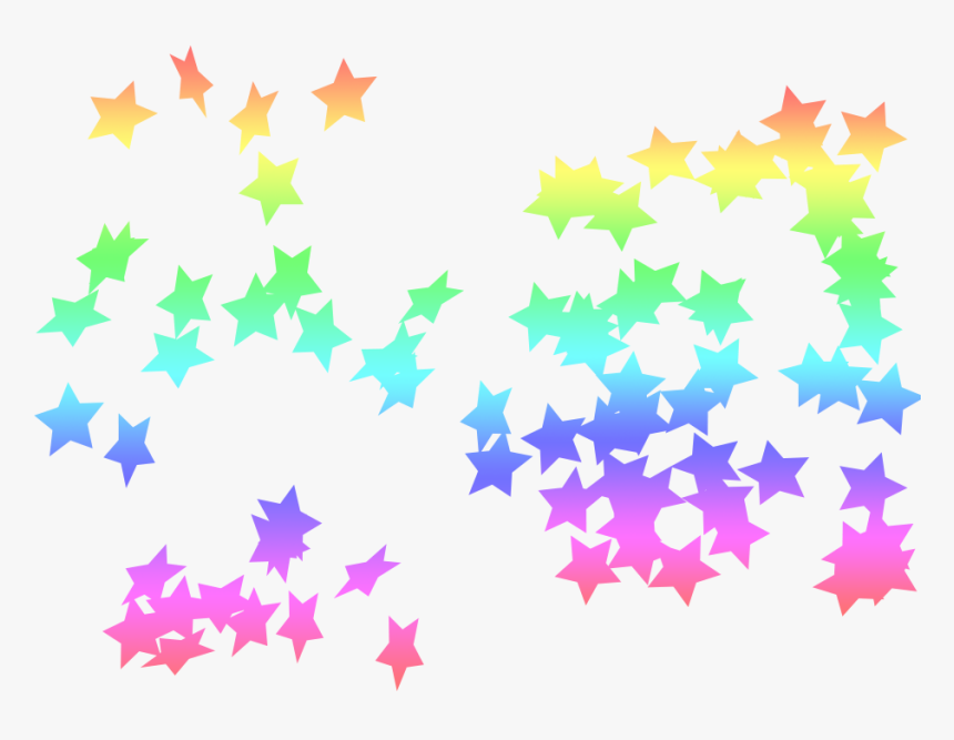 Imagem De Estrelas Coloridas Em Png - Estrelas Png, Transparent Png