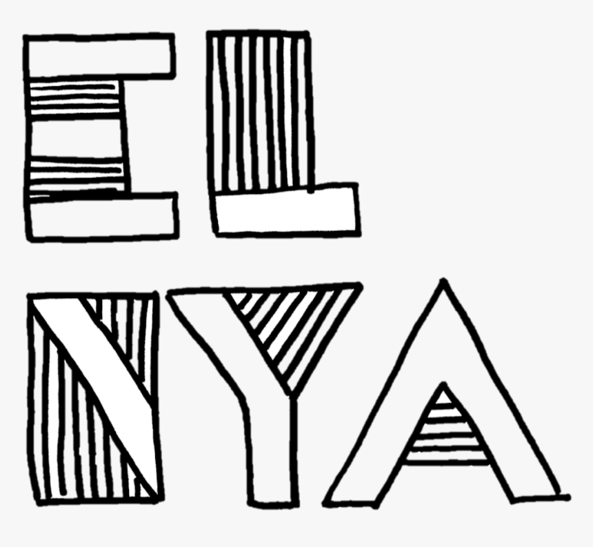 Hand Drawn Letter E L N Y A Logo - Gqrp, HD Png Download