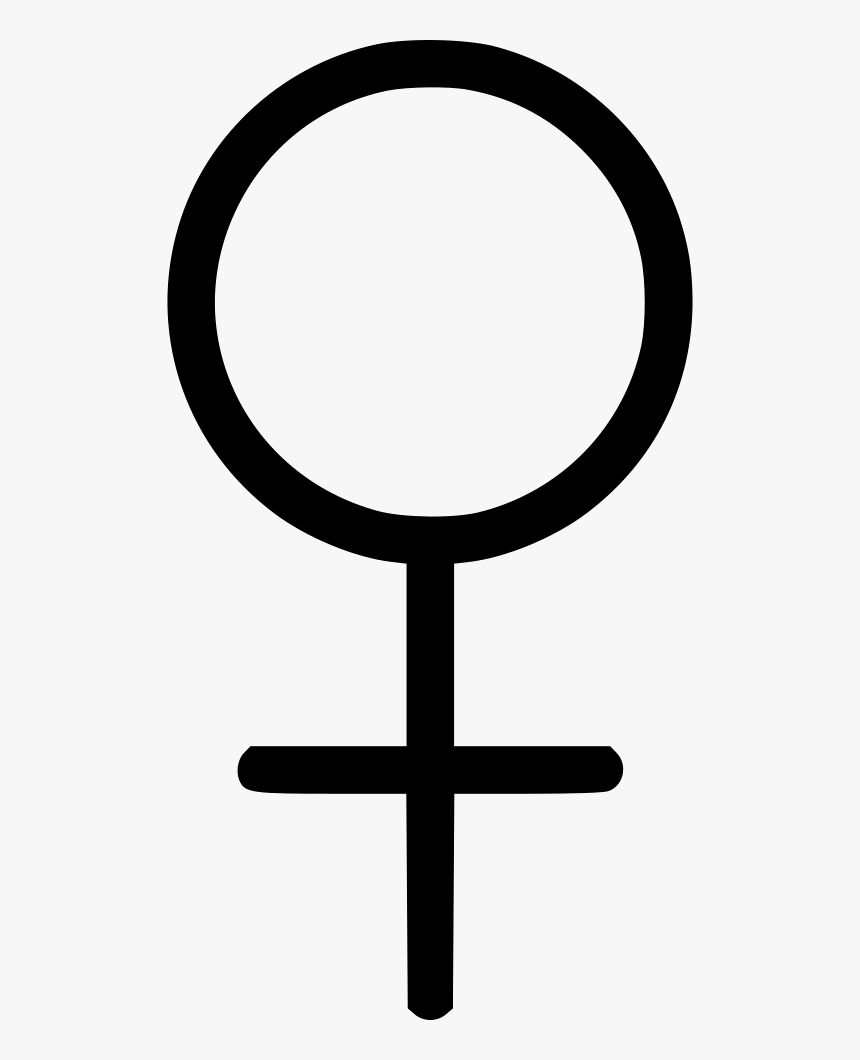 Female Sex Sign - Cross, HD Png Download