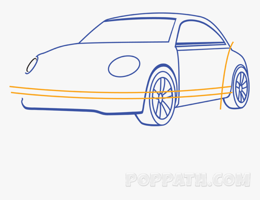 Transparent Car Drawing Clipart - Car Drawing Images Download, HD Png Download