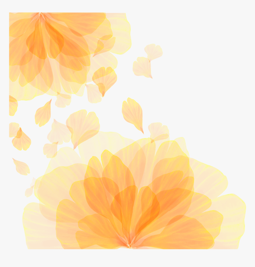 Flower Computer Pattern Wallpaper Texture Vector Orange - Illustration, HD Png Download