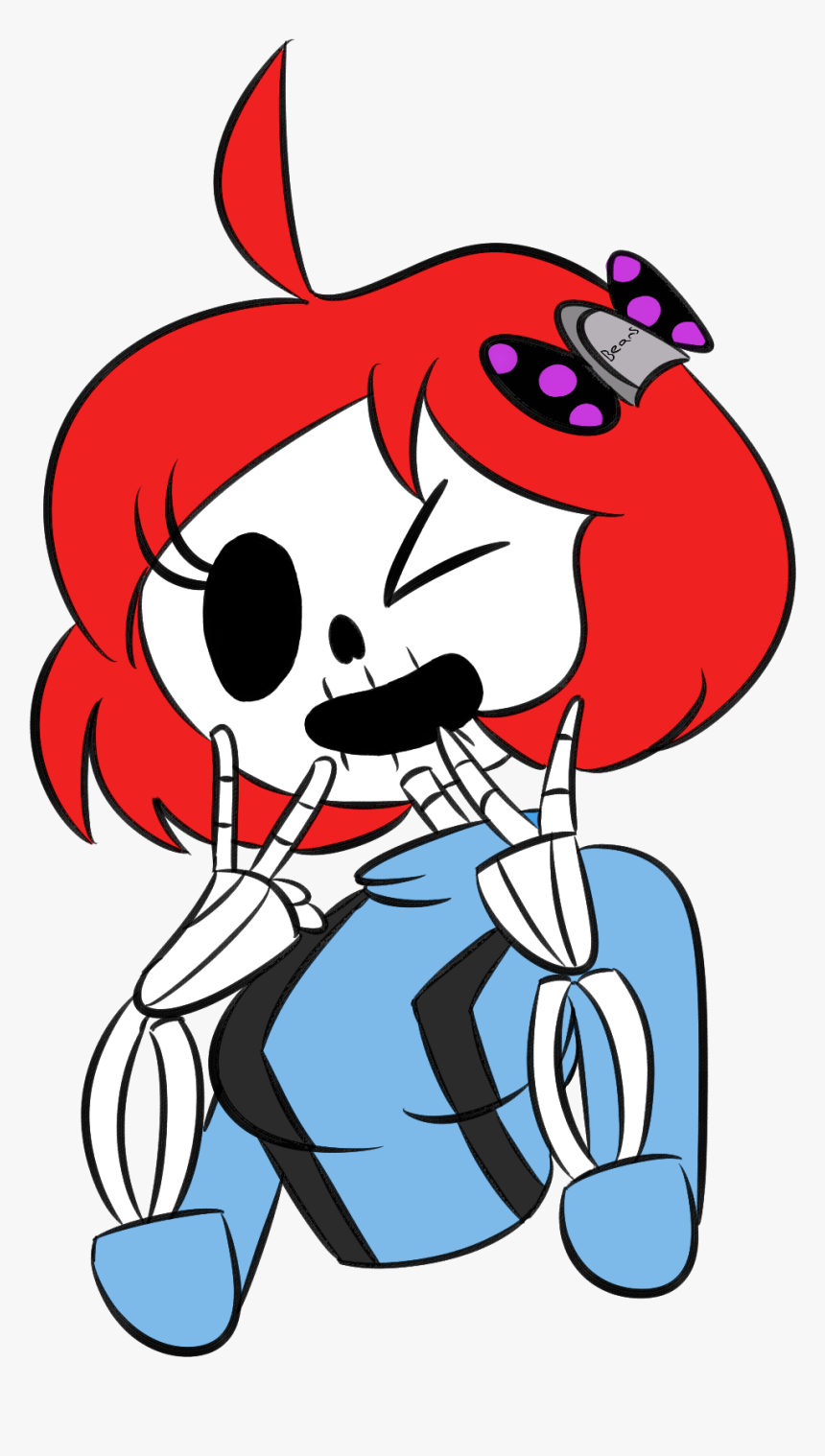 Transparent Monster Face Png - Skelly Monster Girl Gamu, Png Download