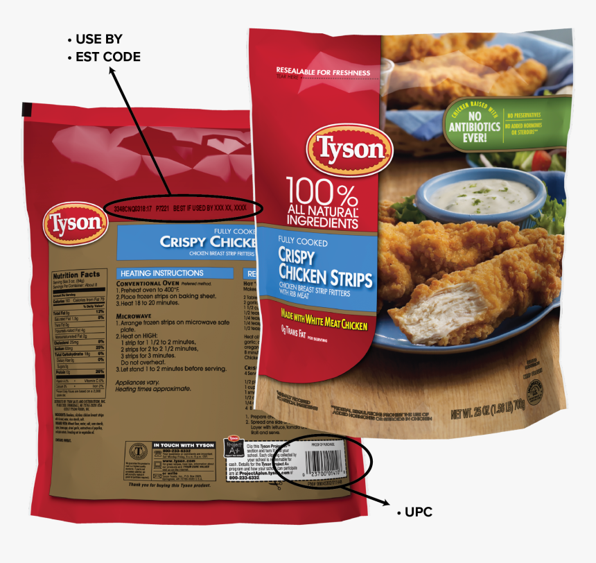 Tyson Chicken Recall 2019 - Tyson Chicken Strips, HD Png Download