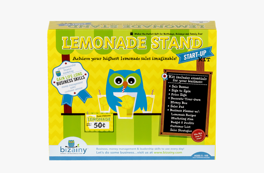 Lemonade Stand Start-up Kit - Lemonade Stand Budget, HD Png Download