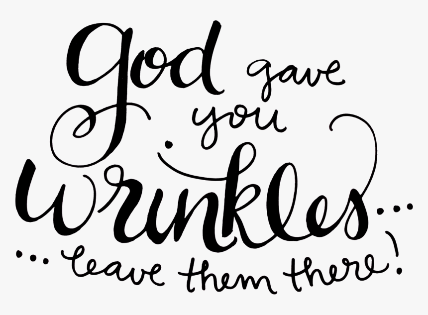 Transparent Wrinkles Png - Calligraphy, Png Download