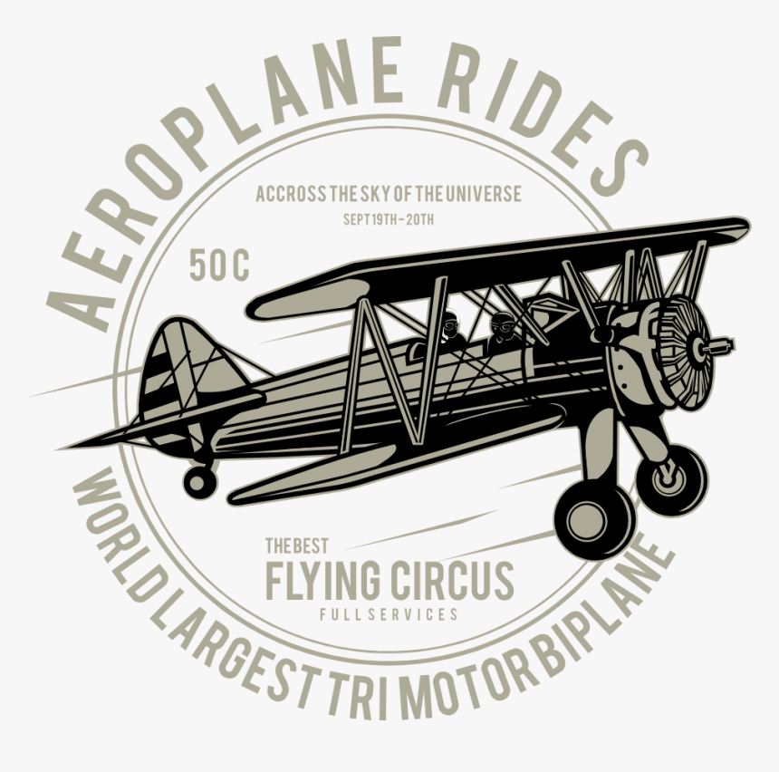 Vintage Biplane - Down Under Crossfit Championship, HD Png Download