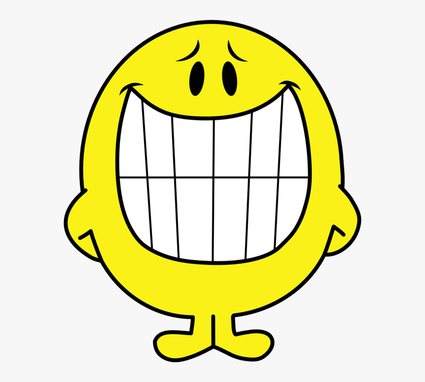 Because Your Thoughts Produce Your Emotions, Happiness - Mr Men Mr Happy Transparent, HD Png Download