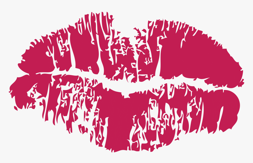 Kisses Clipart Transparent - Kiss Print Png, Png Download