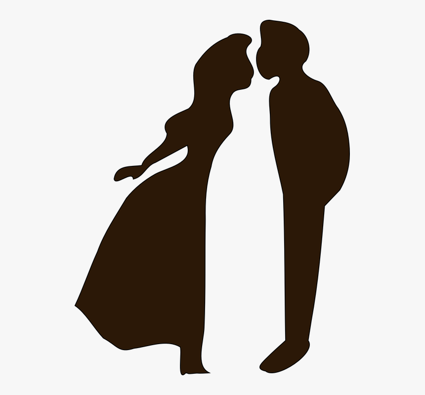 Transparent Kiss Clipart Png - Love Clipart Black And White, Png Download