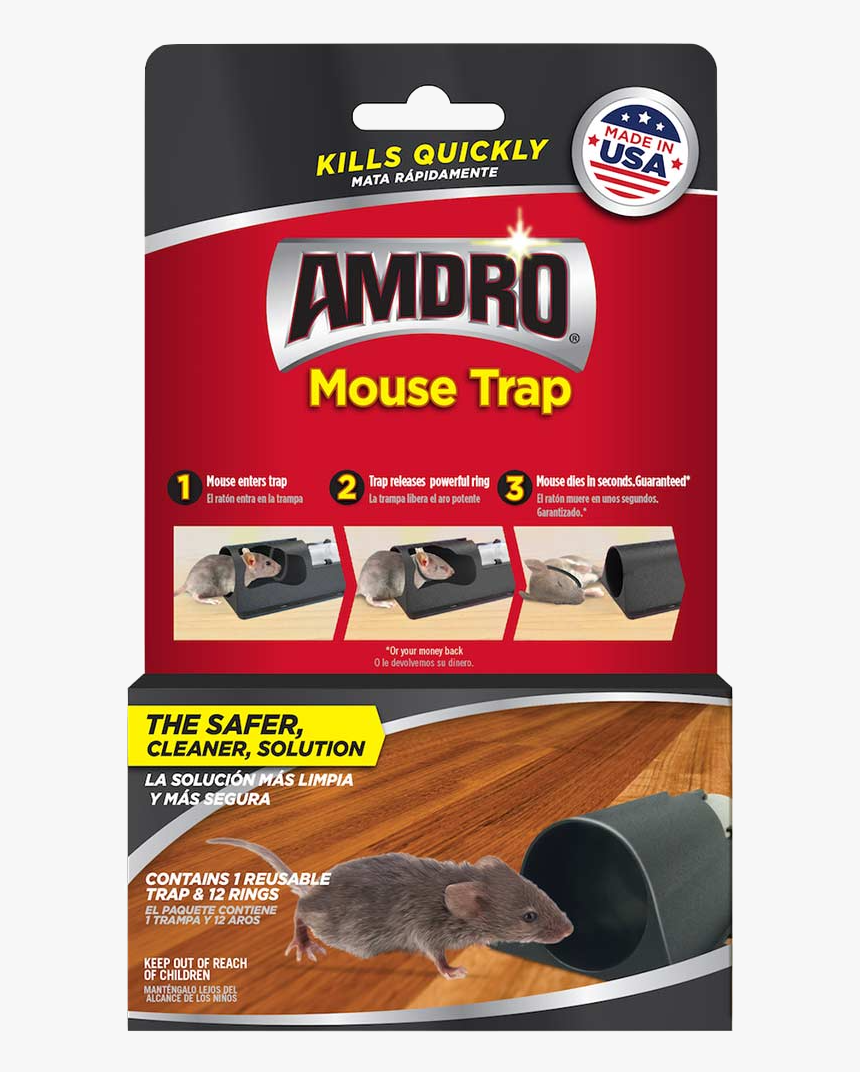 Amdro Mouse Trap For Mouse Control - Cm Rat Glue Trap 2ct Walmart, HD Png Download