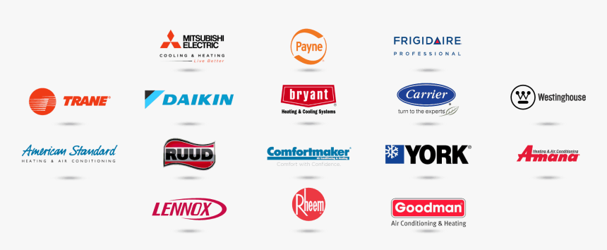 We Service All Hvac Brands - Hvac Commercial Brands, HD Png Download