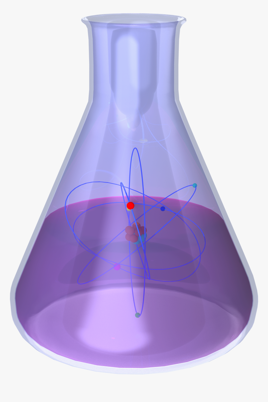 Erlenmeyer Atom Lab Free Photo, HD Png Download