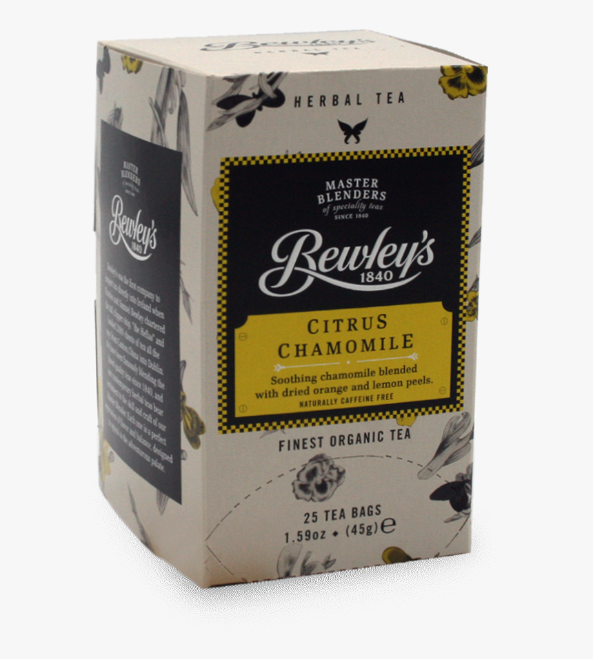 Bewley S Citrus Chamomile Organic Hot Tea - Earl Grey Tea, HD Png Download
