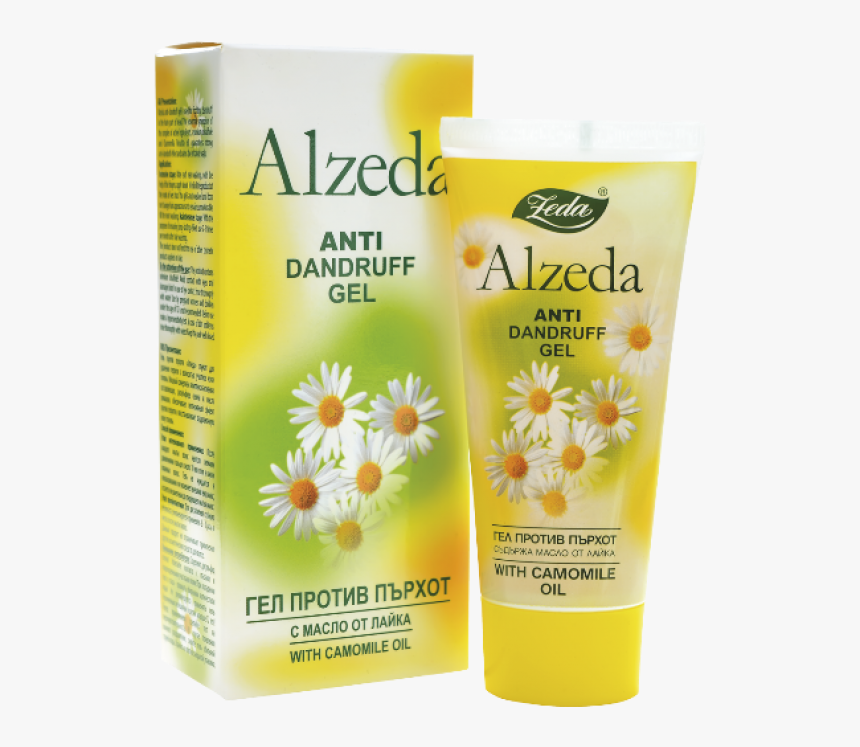 Anti Dandruff Gel ”alzeda” With Chamomile Oil 100ml - Гел Против Пърхот, HD Png Download