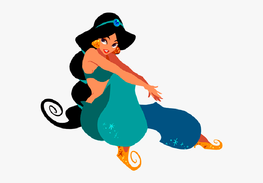Disney Clipart Downtown - Aladdin E Jasmine, HD Png Download