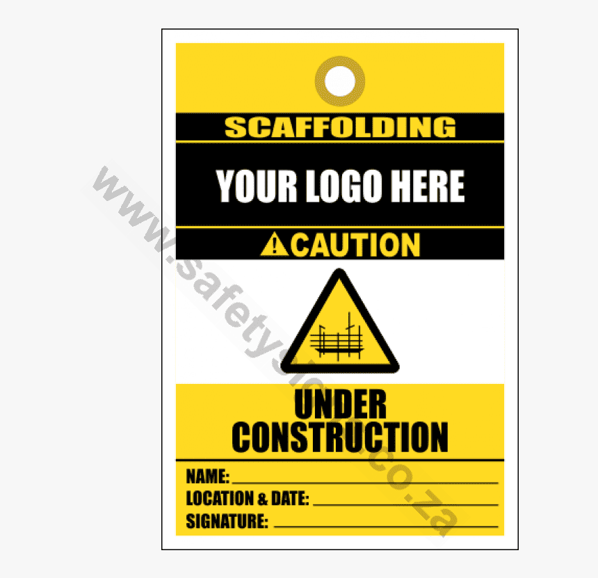 Transparent Under Construction Sign Png - Caution, Png Download