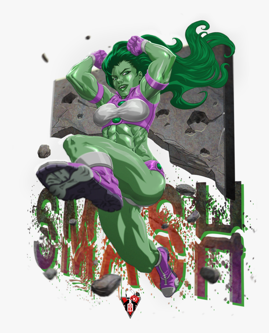 She Hulk By T Turner - She-hulk, HD Png Download