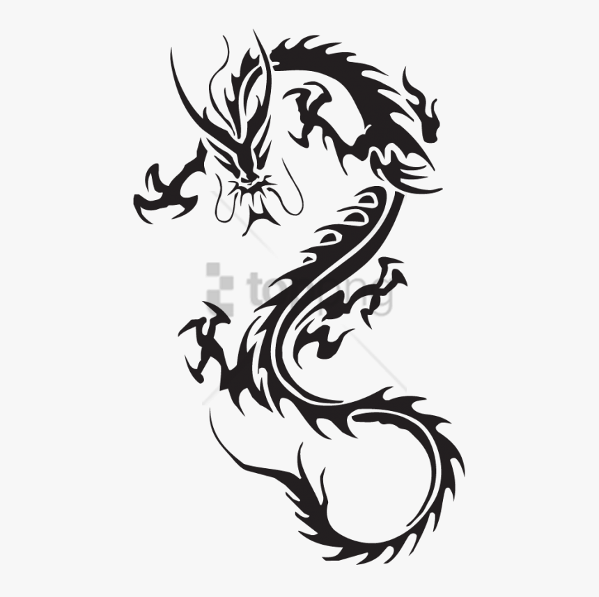 Free Png Color Tattoo Png Png Image With Transparent - Tattoo Dragon Png, Png Download