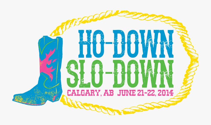 Ho Down Slo Down Logo Colour - Tattoo, HD Png Download