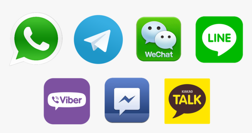 Messenger Logos - Transparent Wechat Logo Png, Png Download
