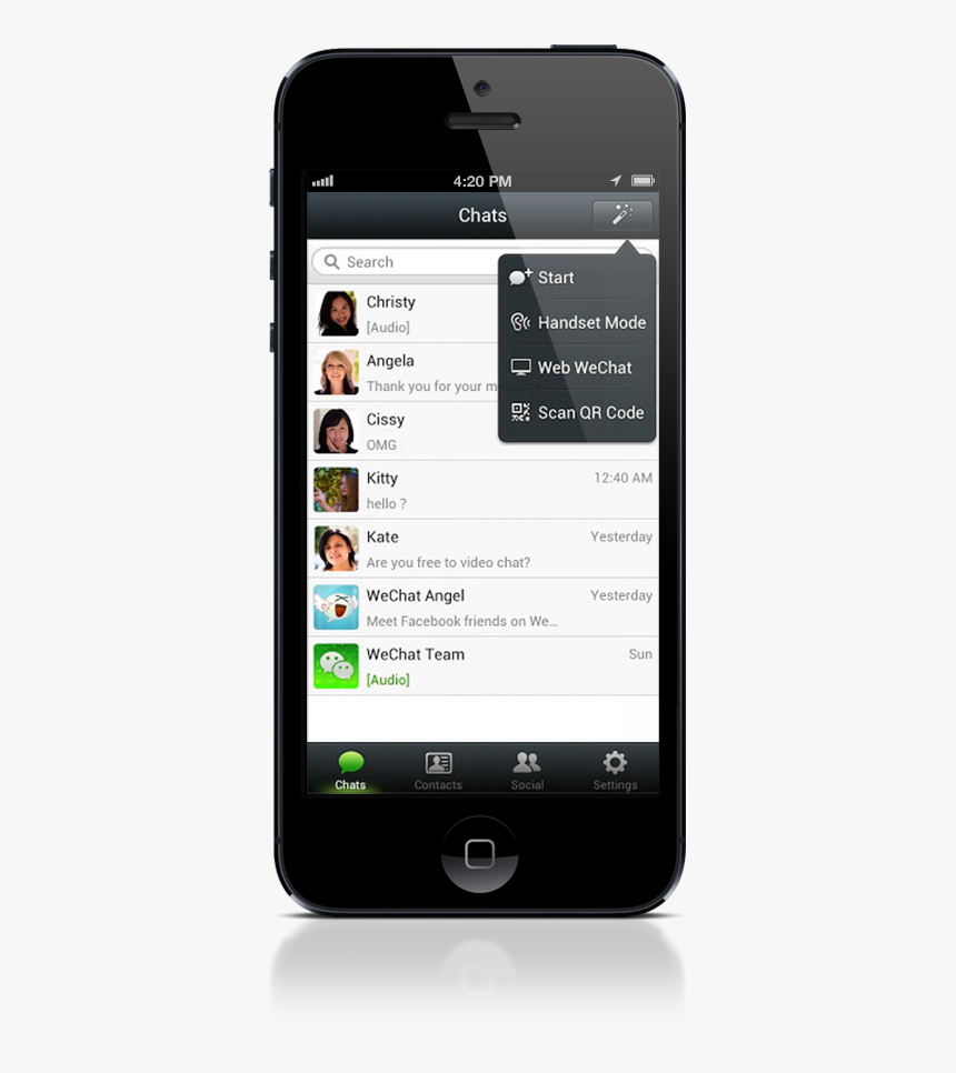 Wechat Screen Friends - Aplikasi Wechat Itu Apa, HD Png Download