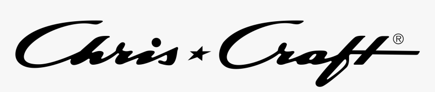 Chris Craft Logo Black And White - Calligraphy, HD Png Download