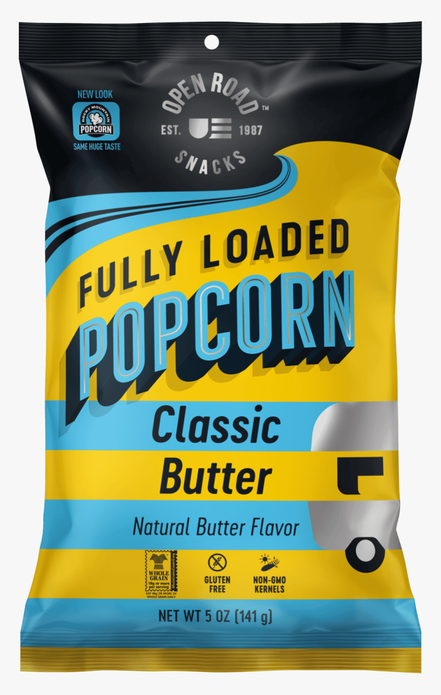 Classic Butter Popcorn Front Of Package - Cat Supply, HD Png Download