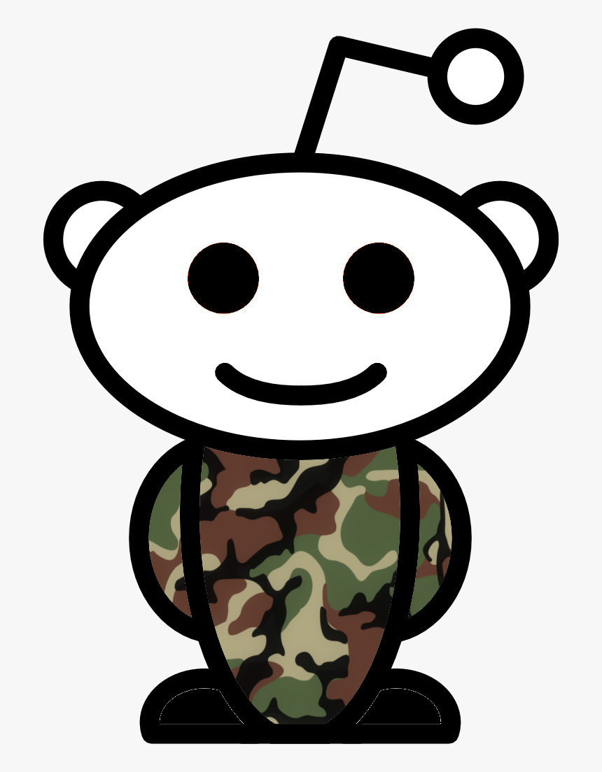 Military Camo Reddit Alien Reddit Alien - Reddit Alien, HD Png Download