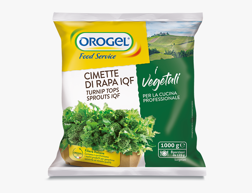 Turnip Top Sprouts Iqf - Verdure Surgelate Per Insalata Russa, HD Png Download