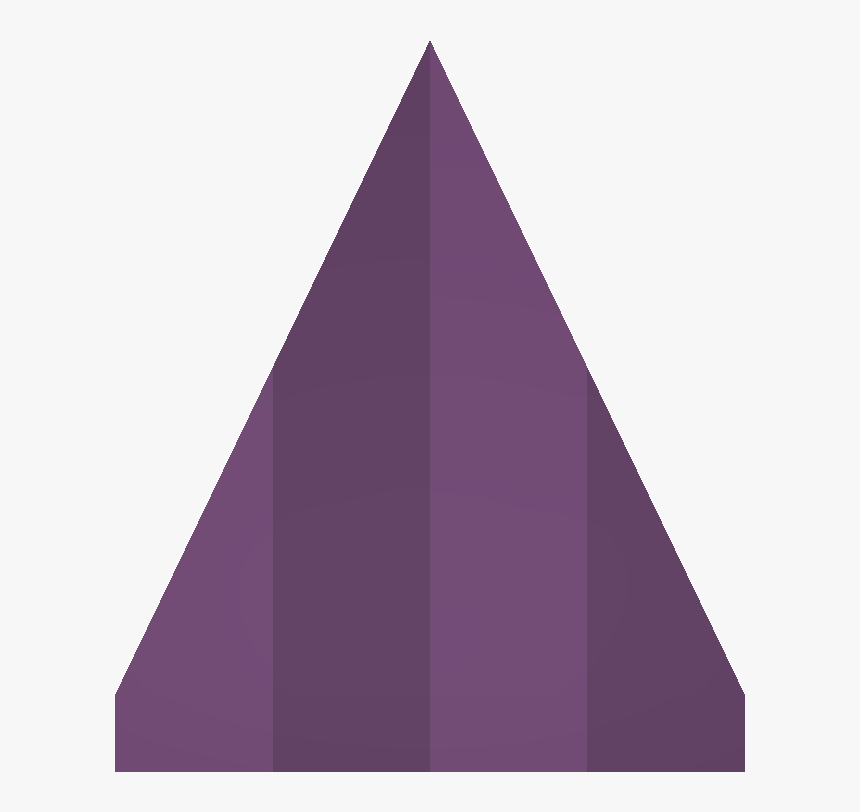 Purple Birthday Party Hat - Triangle, HD Png Download