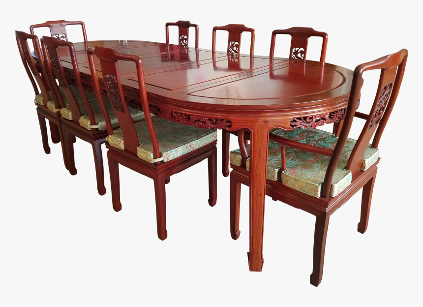 Vintage Chinese Rosewood Hand Carved Imperial Dragon, HD Png Download