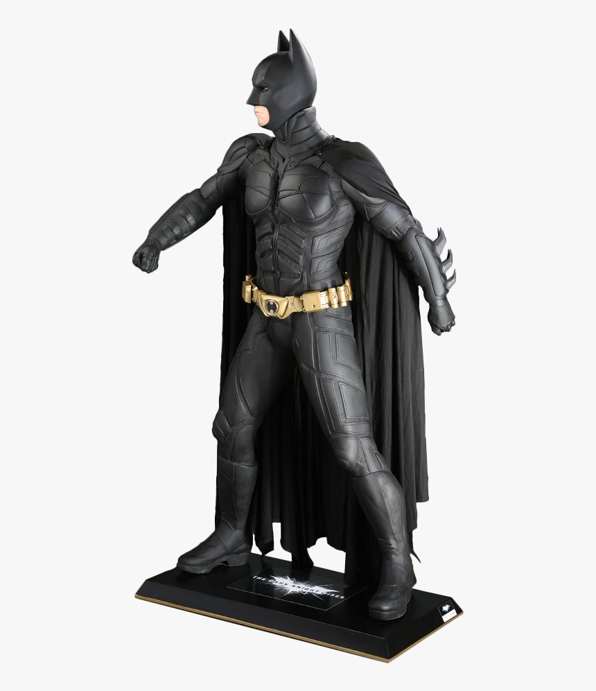 Transparent Batman Dark Knight Png - Dark Knight Rises Batman Statue Life Size, Png Download